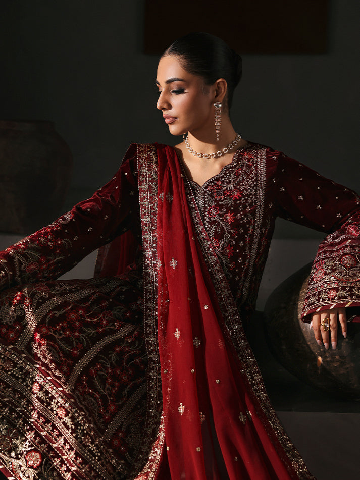 Vela | Gulaal | Marais Unstitched Velvet Formals 2025