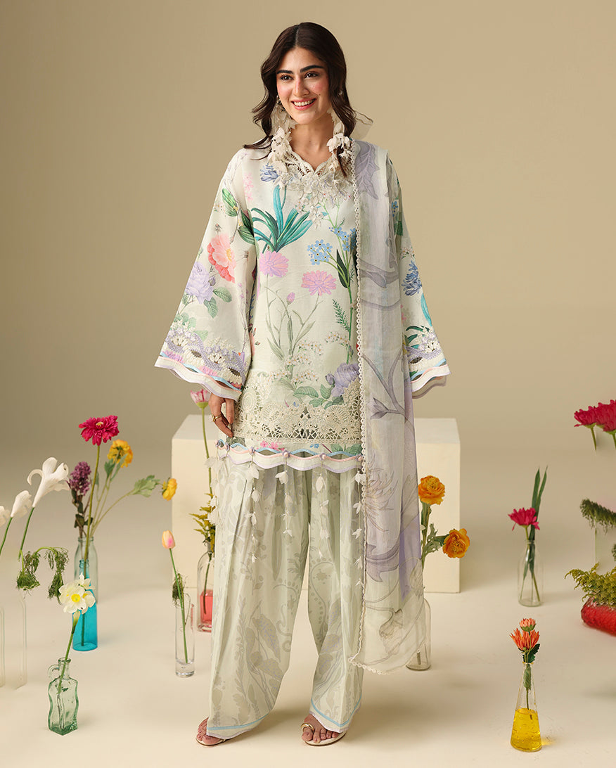Vanilla Lush | Mushq | Soleil Prints Lawn collection 2026