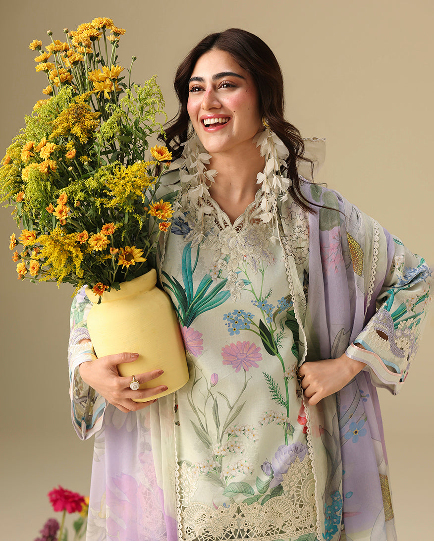 Vanilla Lush | Mushq | Soleil Prints Lawn collection 2026