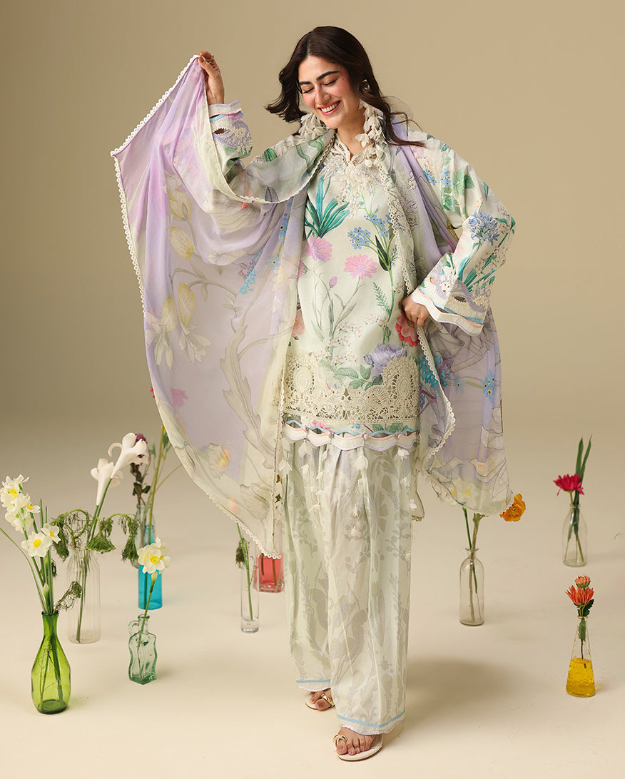 Vanilla Lush | Mushq | Soleil Prints Lawn collection 2026
