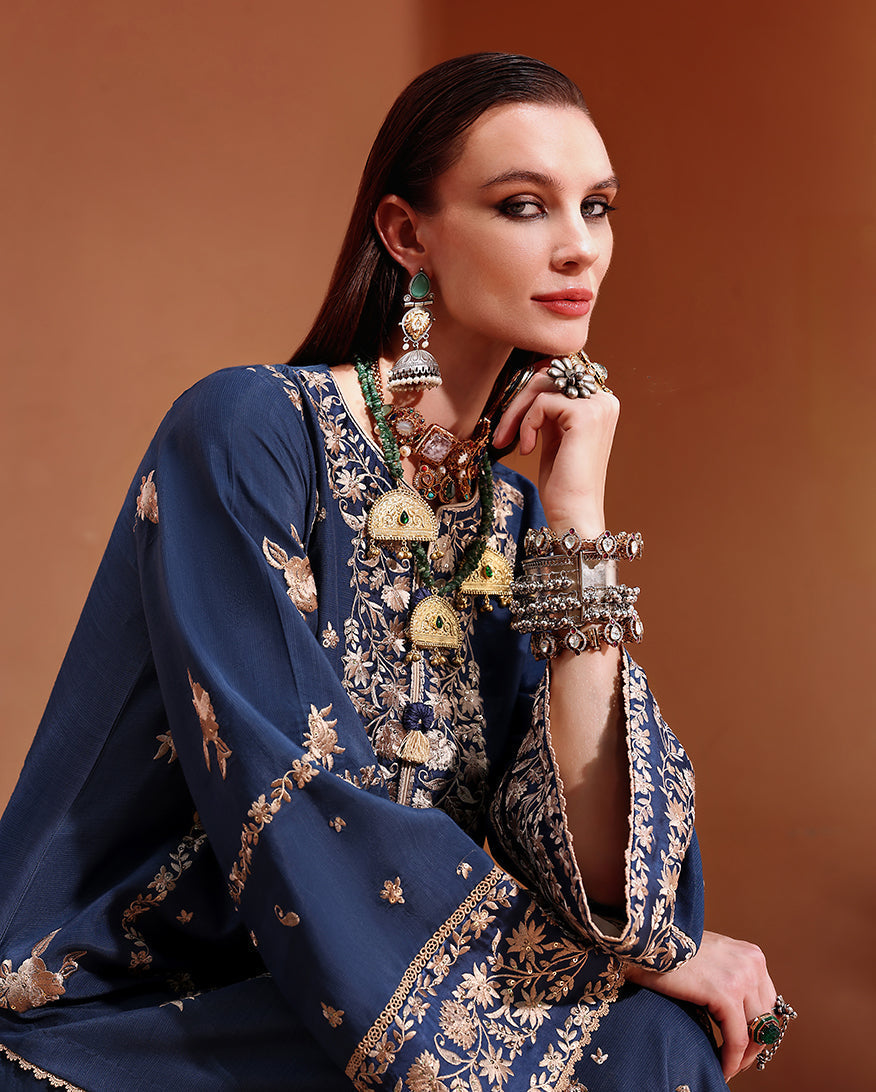 Vivian | Mushq | Nuvera Raw Silk Elevated Unstitched Collection 2026 