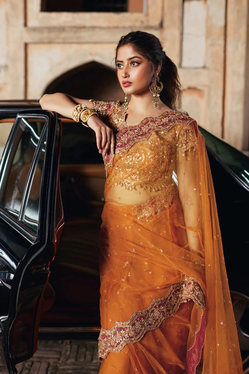 Raniya SH-02 | Qalamkar | Shadmani Luxury Formals 2024