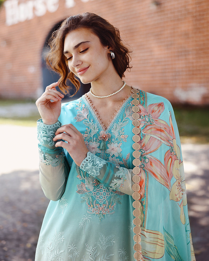 Whispered Dawn | Mushq | Solace Ombre Chikankari Collection 2026