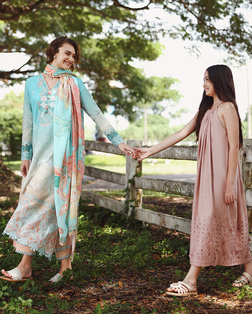 Whispered Dawn | Mushq | Solace Ombre Chikankari Collection 2026