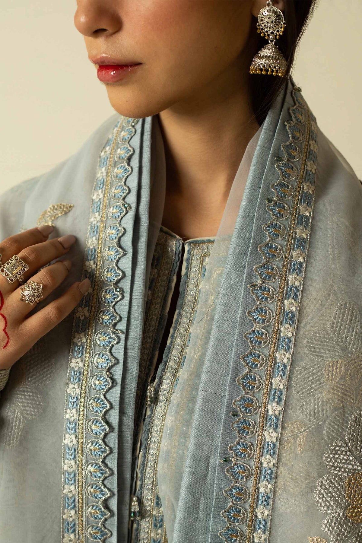 D-1 |  Zara Shahjahan | Luxury Lawn Volume 2 2023