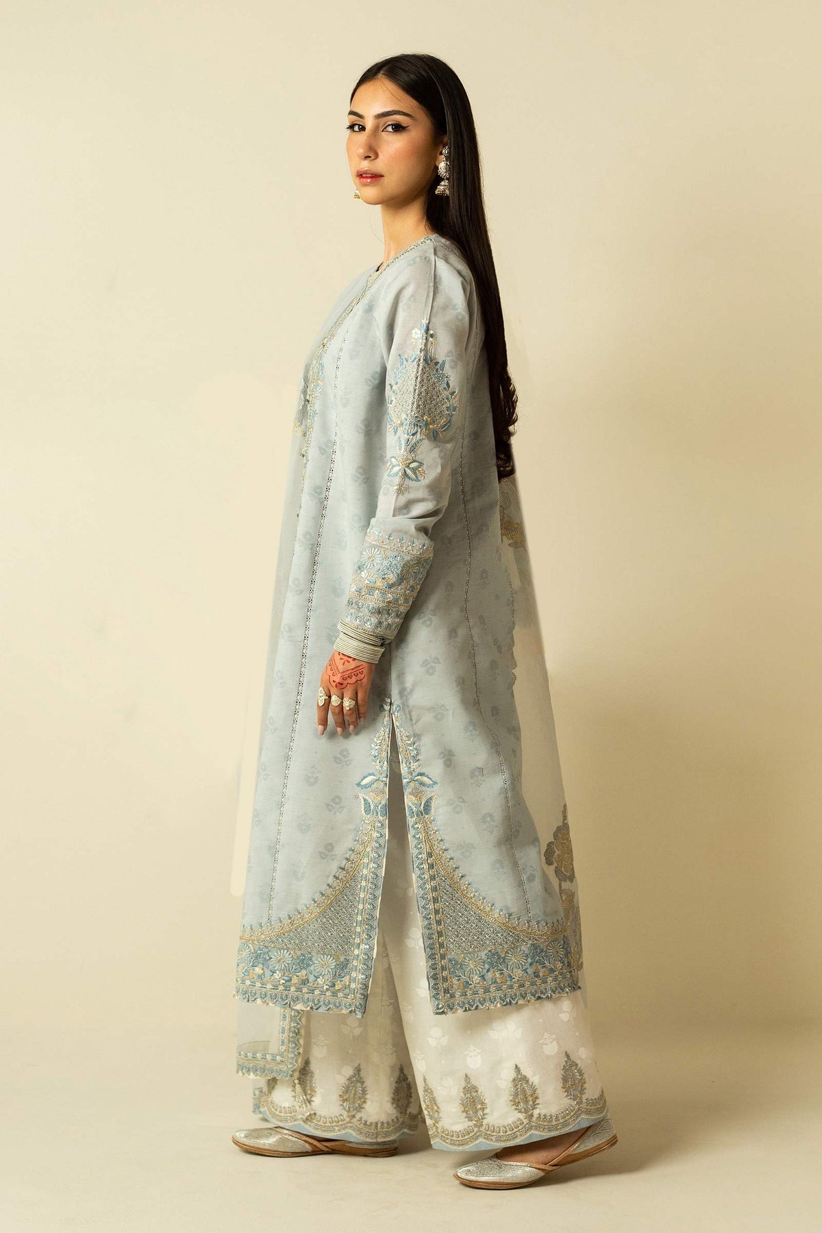 D-1 |  Zara Shahjahan | Luxury Lawn Volume 2 2023