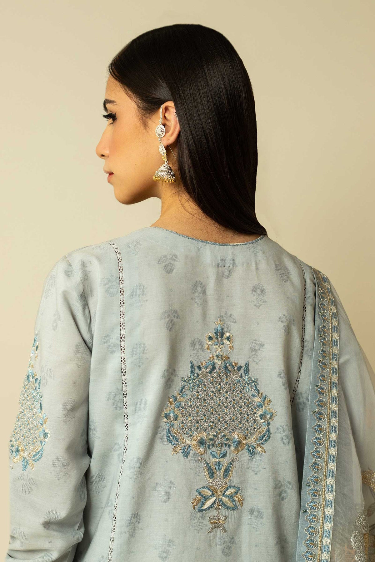 D-1 |  Zara Shahjahan | Luxury Lawn Volume 2 2023