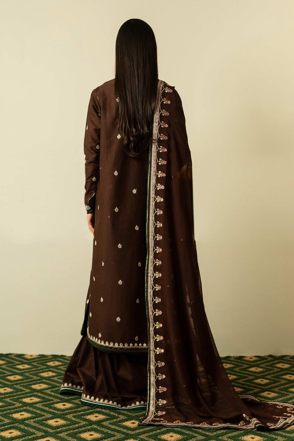 D-4 |  Zara Shahjahan | Luxury Lawn Volume 2 2023