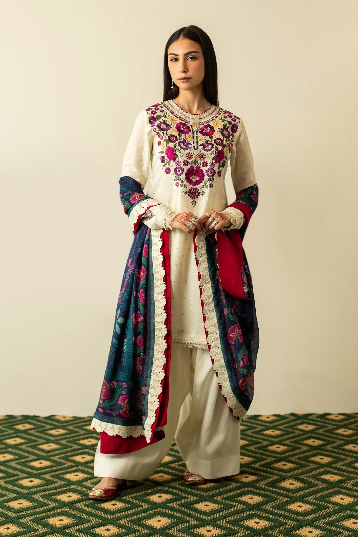 D-8 |  Zara Shahjahan | Luxury Lawn Volume 2 2023