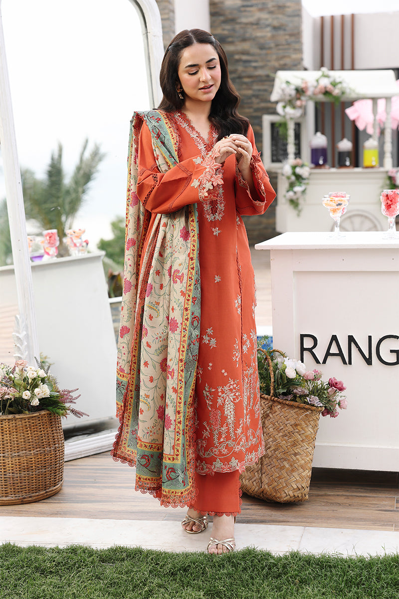 Zahra | Rang Rasiya | Florence Festive Luxury Lawn Collection 2026