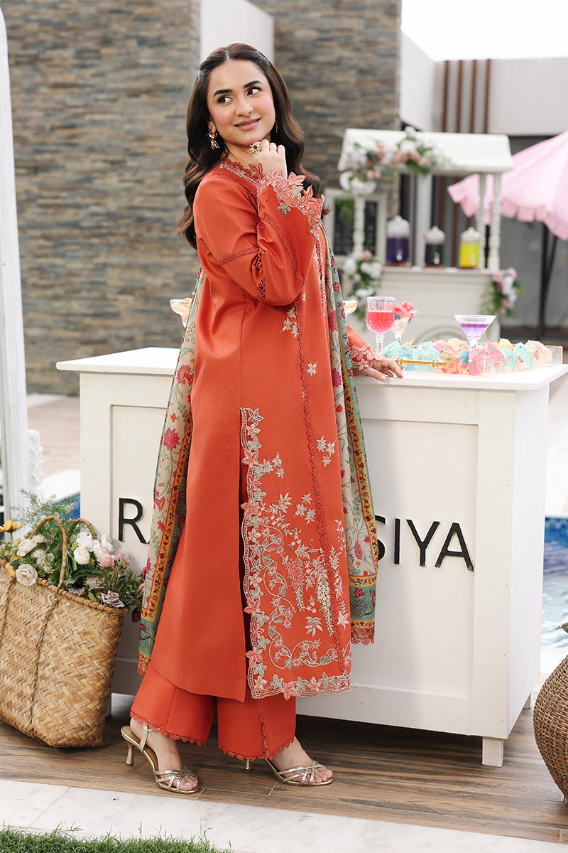Zahra | Rang Rasiya | Florence Festive Luxury Lawn Collection 2026