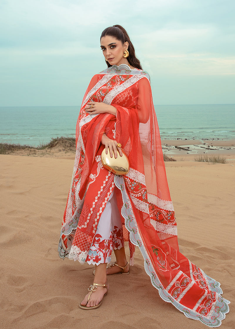 Stars of Fire - Fiesta Coral | Saira Shakira | Crimson Lawn 2024