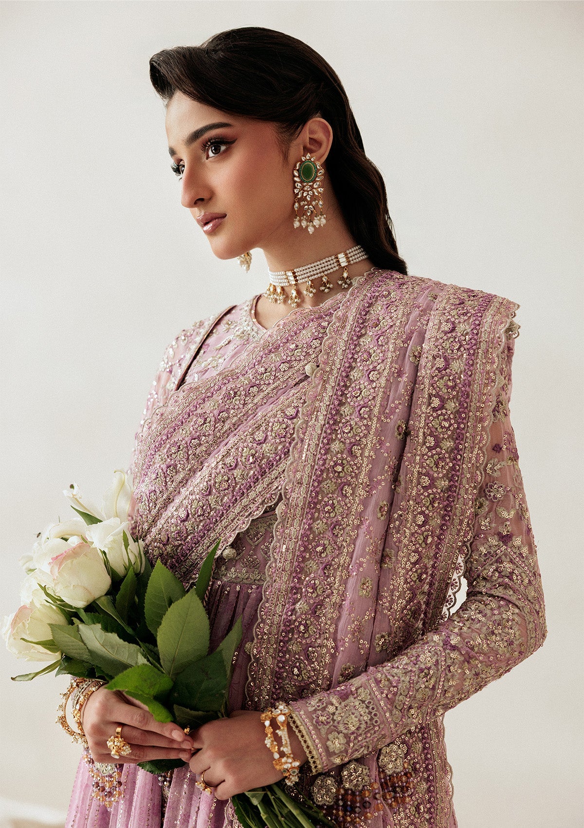 LOOK 01 | AIK Atelier | Aikshaam Volume 1 Formal Unstitched Collection 2026