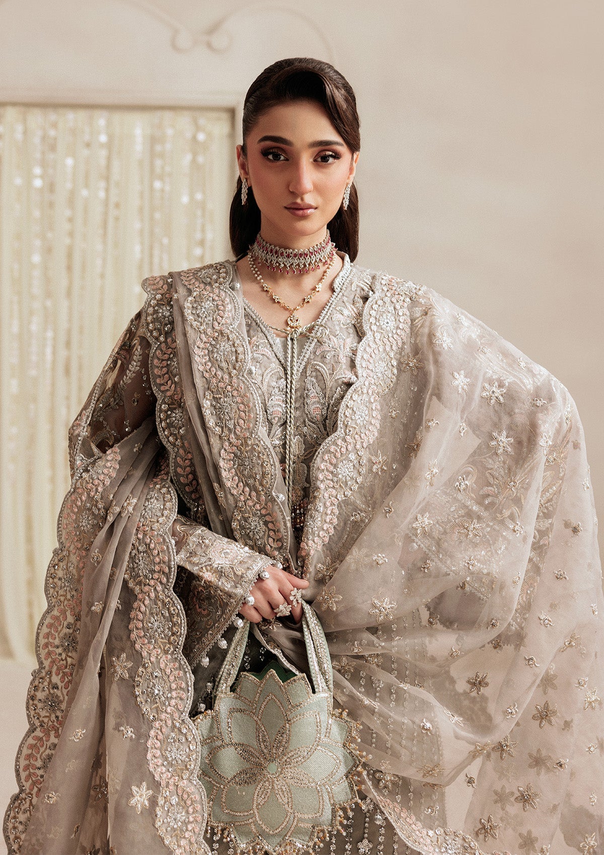 LOOK 02 | AIK Atelier | Aikshaam Volume 1 Formal Unstitched Collection 2026 