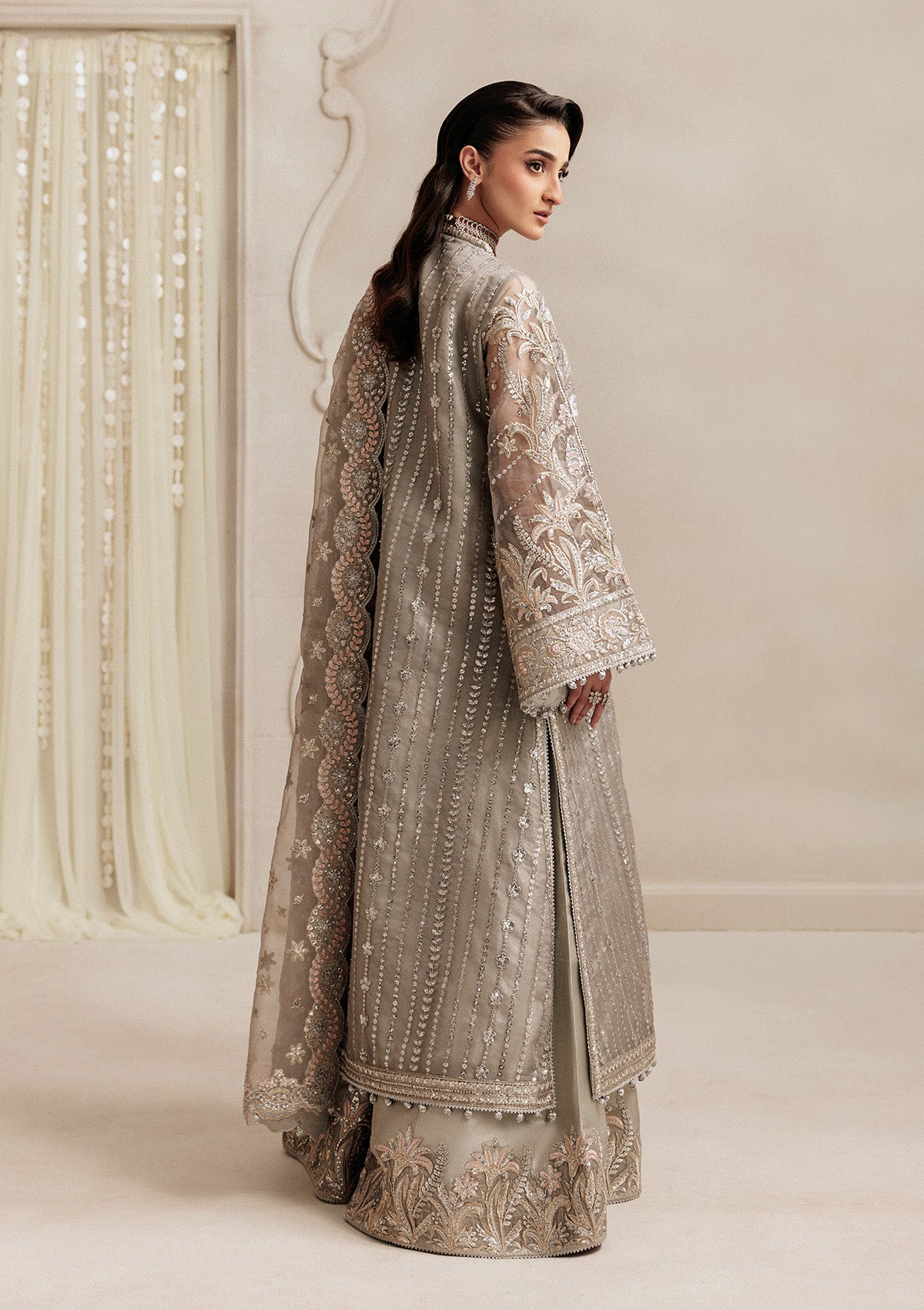 LOOK 02 | AIK Atelier | Aikshaam Volume 1 Formal Unstitched Collection 2026 