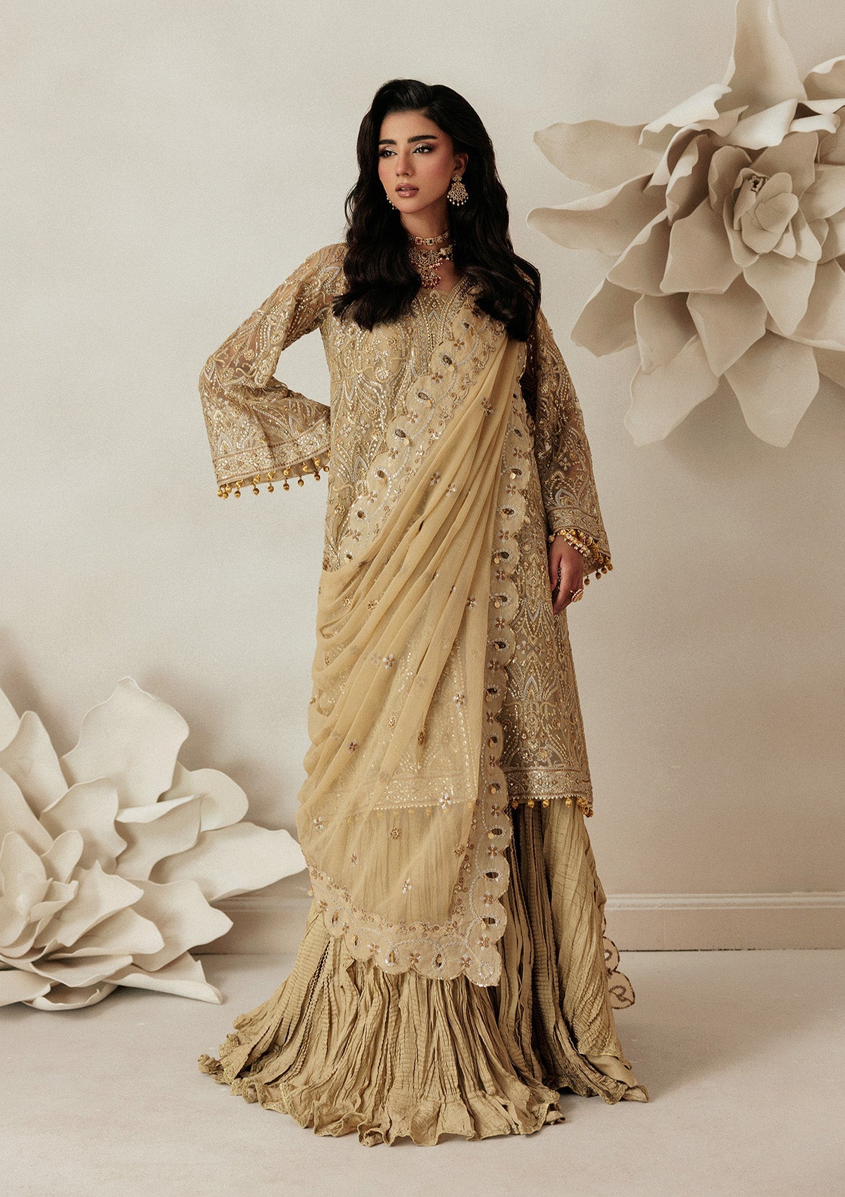 LOOK 03 | AIK Atelier | Aikshaam Volume 1 Formal Unstitched Collection 2026 