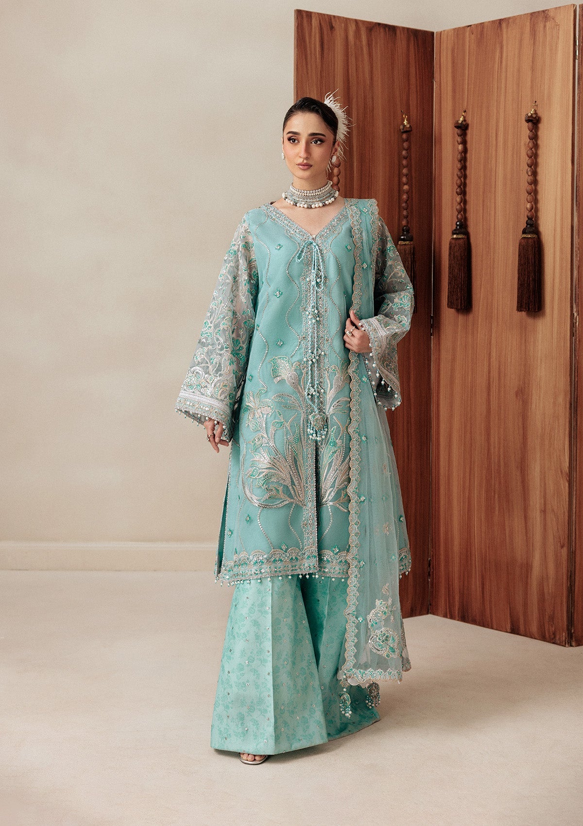 LOOK 06 | AIK Atelier | Aikshaam Volume 1 Formal Unstitched Collection 2026