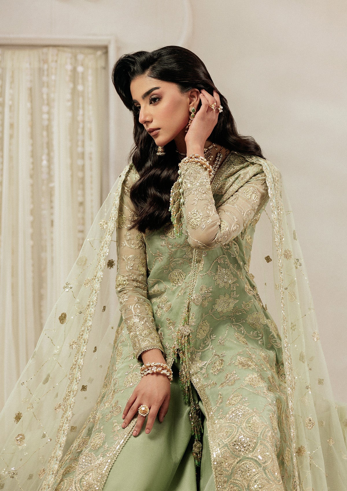 LOOK 07 | AIK Atelier | Aikshaam Volume 1 Formal Unstitched Collection 2026