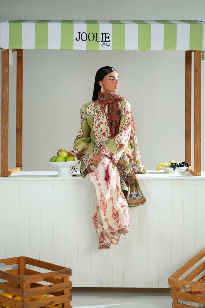 URBAN WHISPER – JPU25-06 | Saira Rizwan | Joolie Prints Cambric Intermix Collection 2025