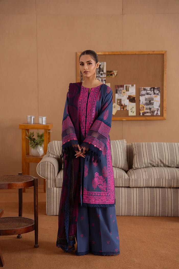 ELARA-B-SRL25-01 | Saira Rizwan | Laanem summer Lawn 2025