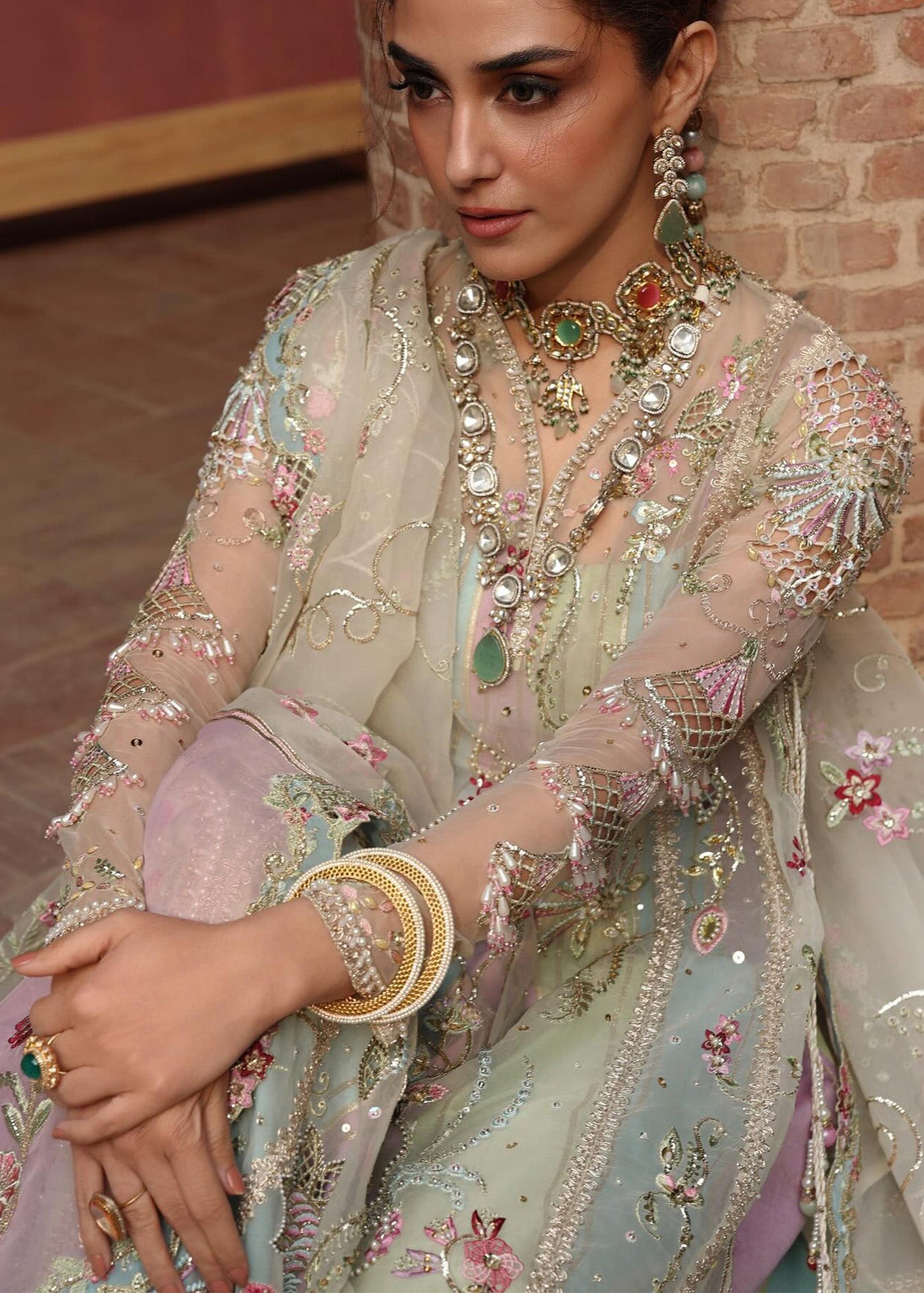 Rangoli | Crimson | Jhilmil Wedding Collection Unstitched 2026