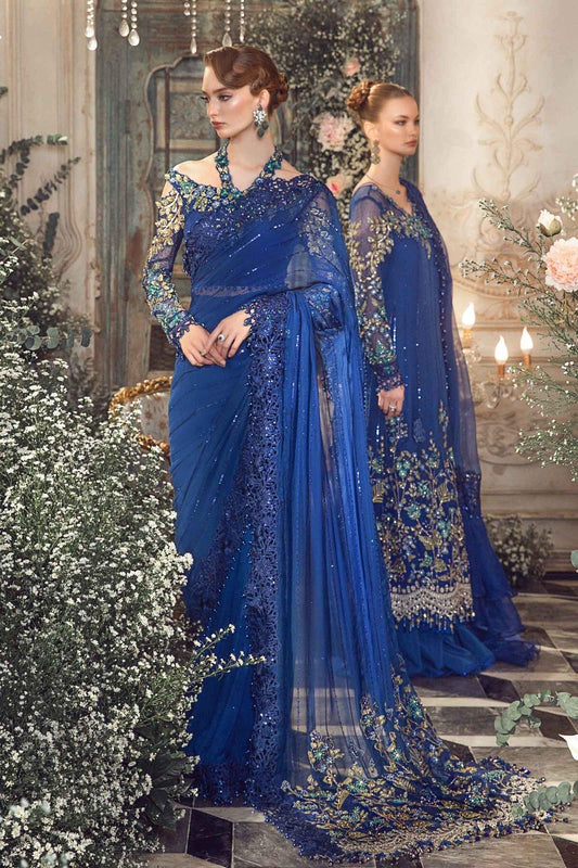 COBALT BLUE BD-2704 | Maria B | Mbroidered Collection 2023