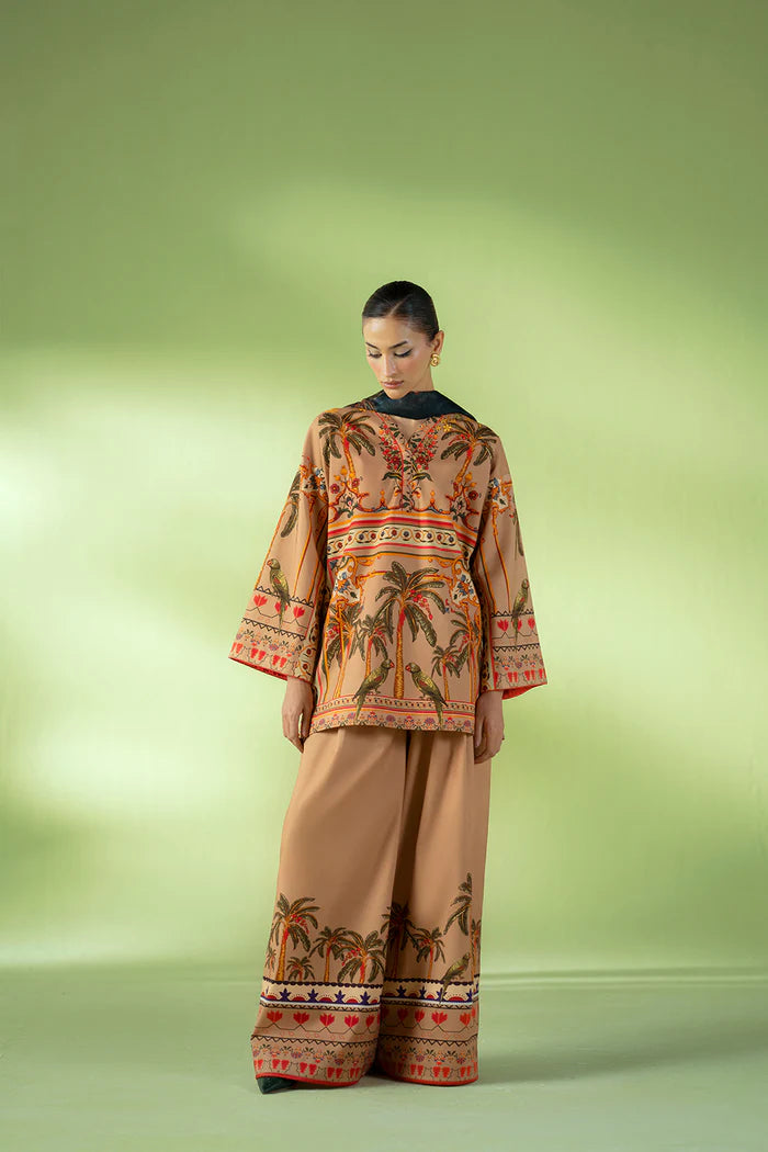 GOLDEN HOUR – JPU25-05 | Saira Rizwan | Joolie Prints Cambric Intermix Collection 2025