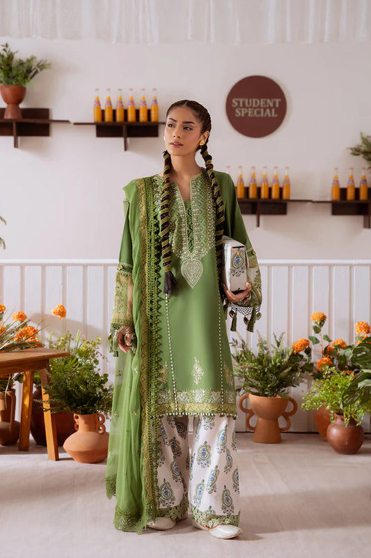 ZAFIRA-A-SRL25-03 | Saira Rizwan | Laanem summer Lawn 2025