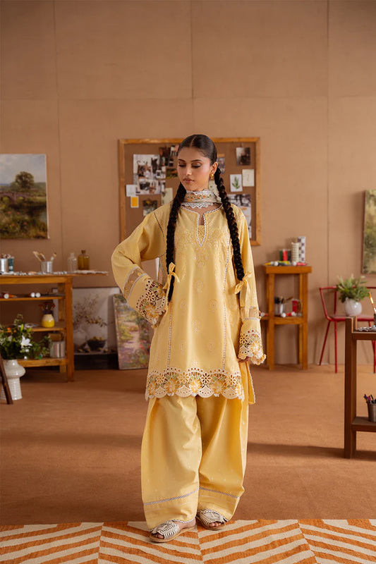 LEYLA-A-SRL25-04 | Saira Rizwan | Laanem summer Lawn 2025