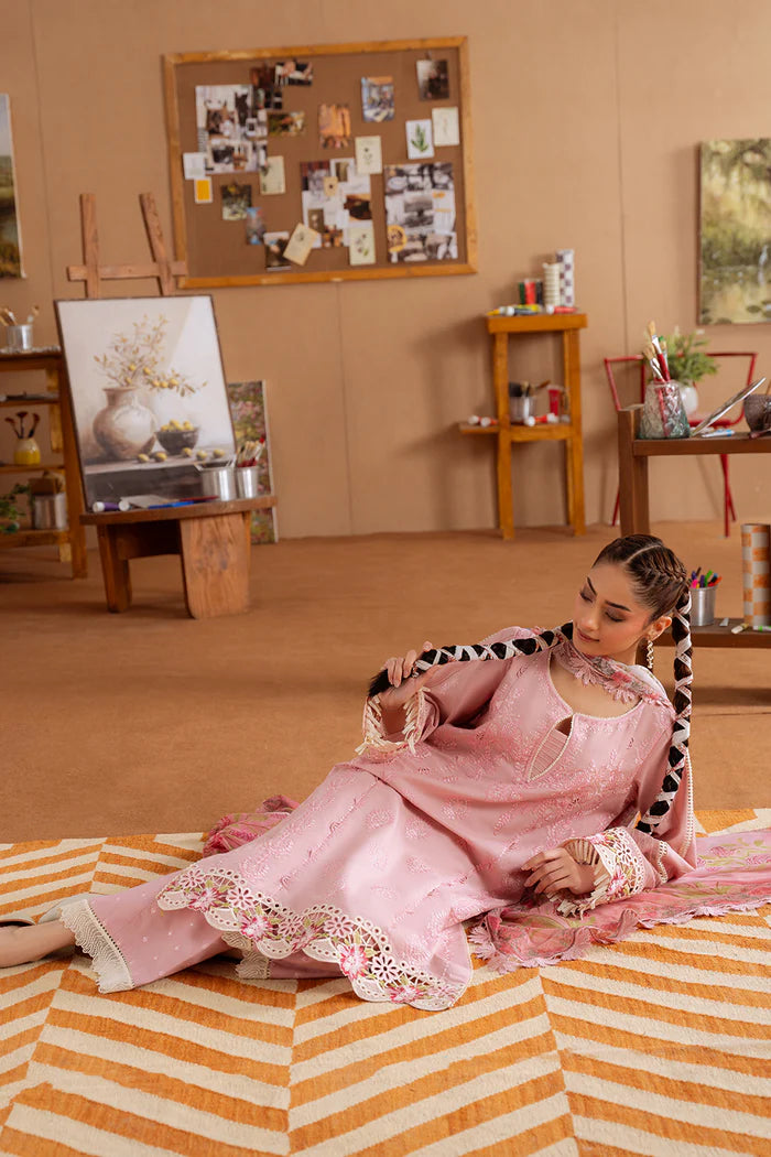 LEYLA-B-SRL25-04 | Saira Rizwan | Laanem summer Lawn 2025