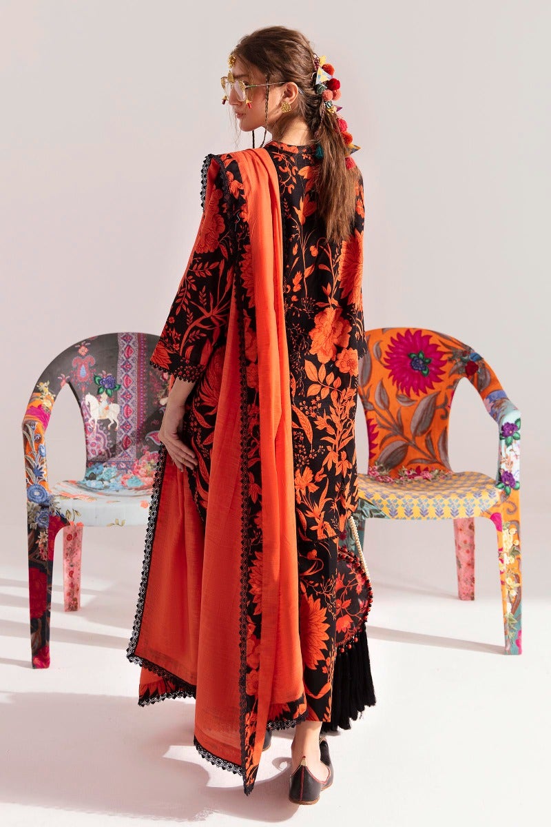 H232-009B-AQ | Sana Safinaz | Mahay Winter 2023