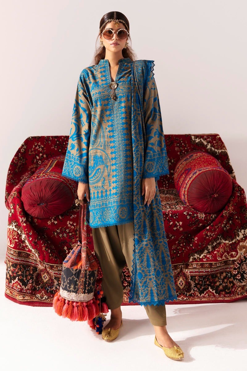 H232-020B-Q | Sana Safinaz | Mahay Winter 2023