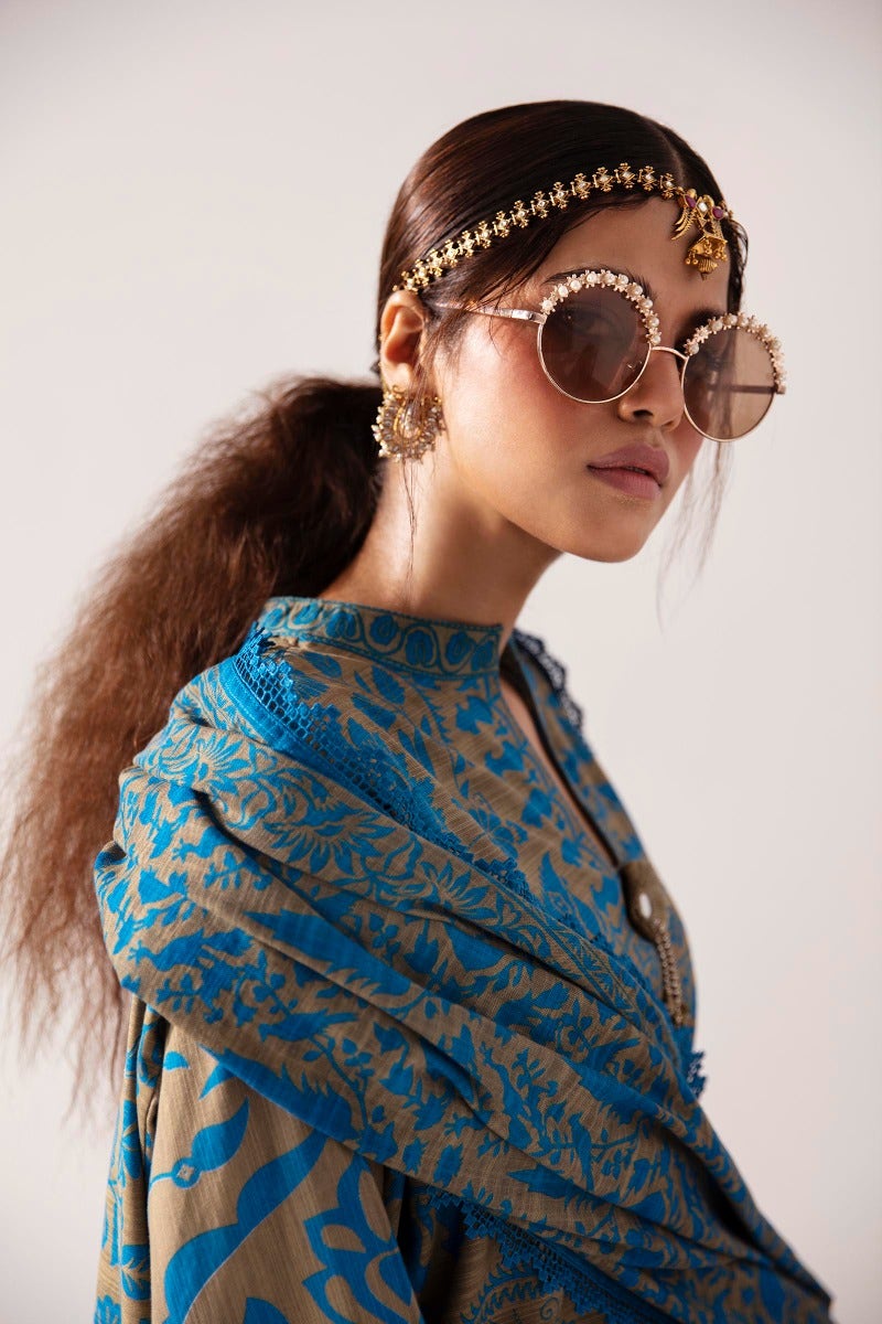 H232-020B-Q | Sana Safinaz | Mahay Winter 2023