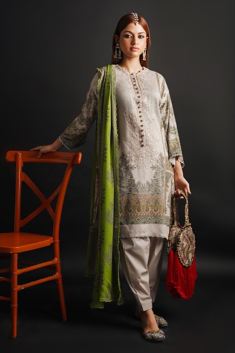 H232-027B-DB | Sana Safinaz | Mahay Winter 2023