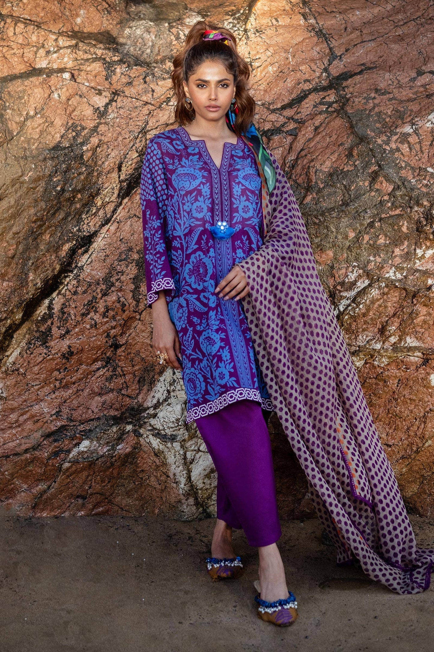 H241-010B-3CI | Sana Safinaz | Mahay Spring Lawn 2024