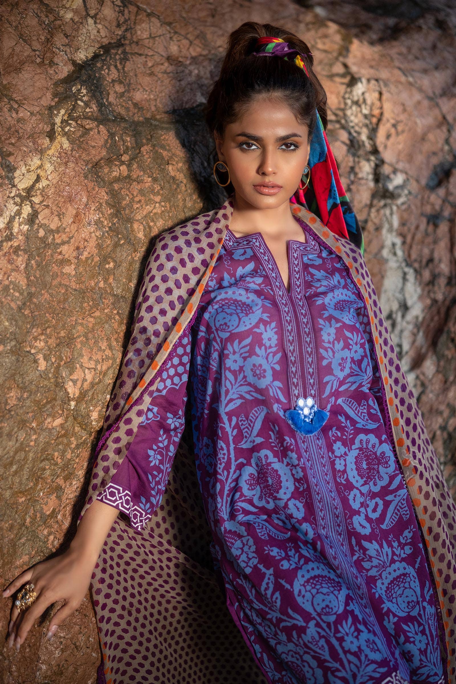 H241-010B-3CI | Sana Safinaz | Mahay Spring Lawn 2024