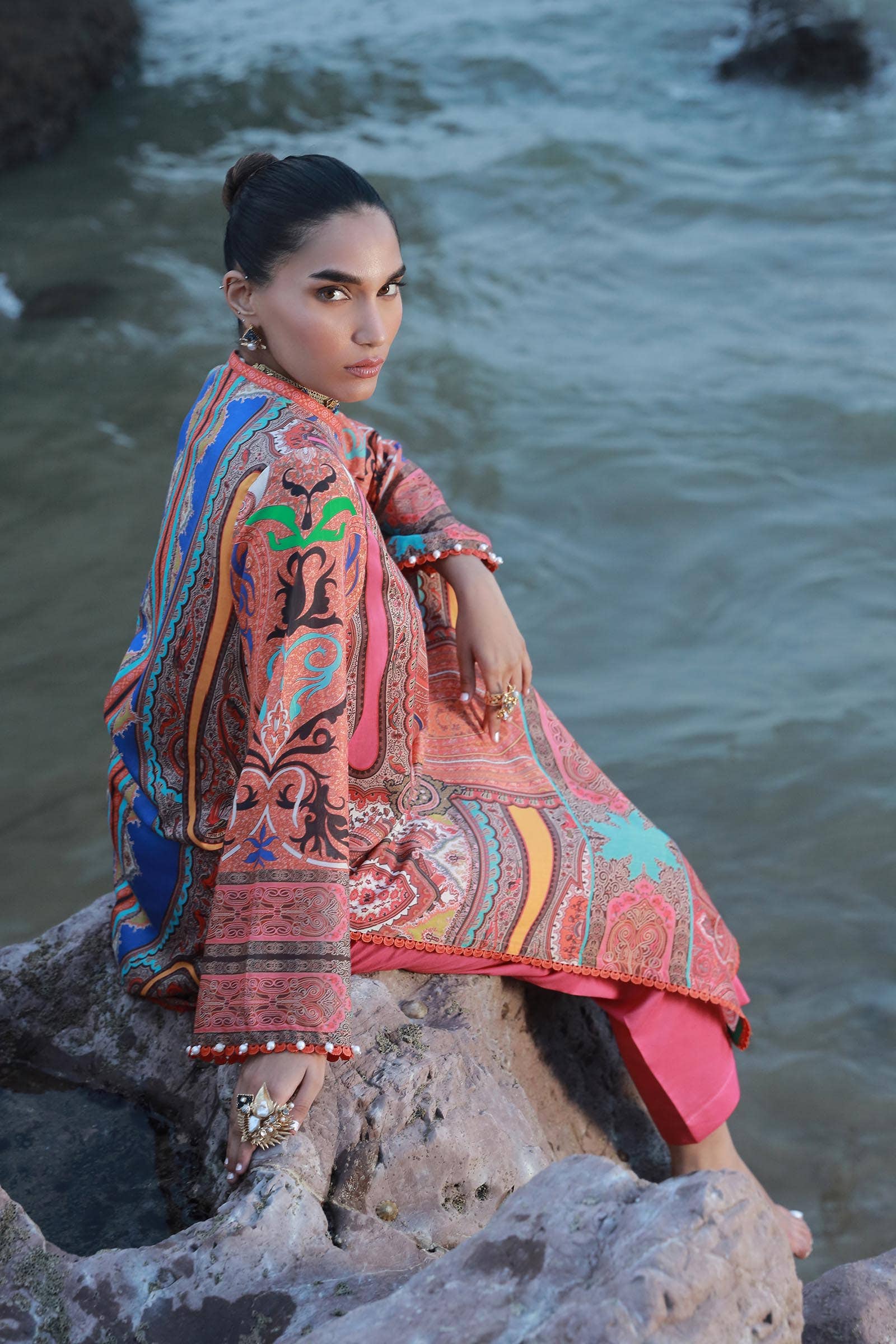 H241-012A-2C | Sana Safinaz | Mahay Spring Lawn 2024
