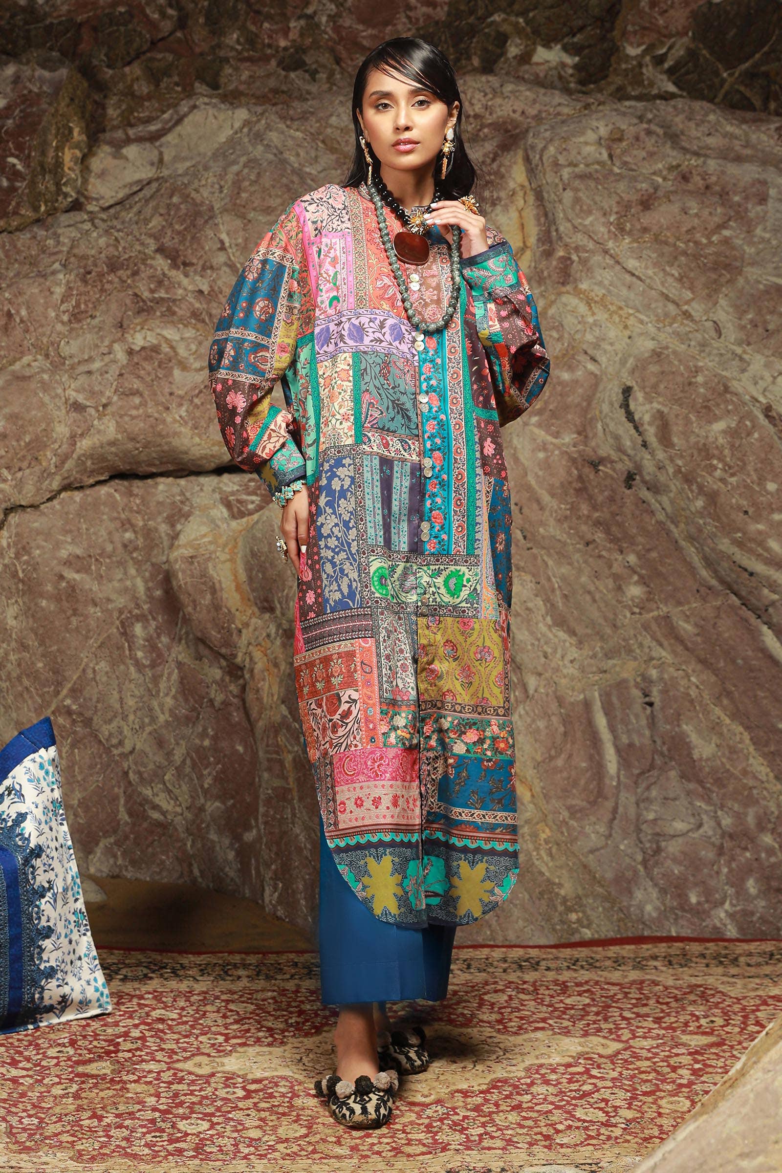 H241-014B-2C | Sana Safinaz | Mahay Spring Lawn 2024