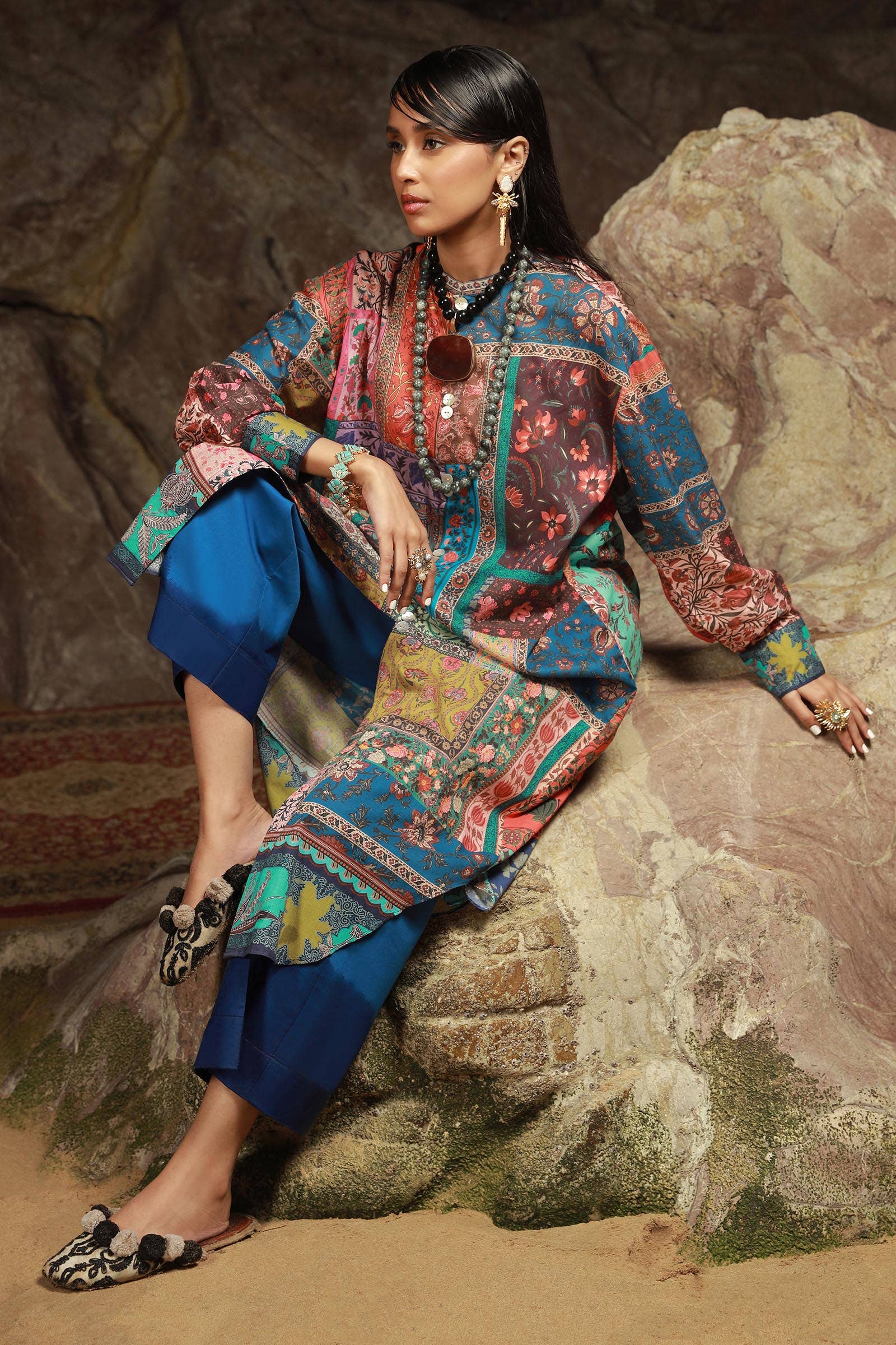 H241-014B-2C | Sana Safinaz | Mahay Spring Lawn 2024