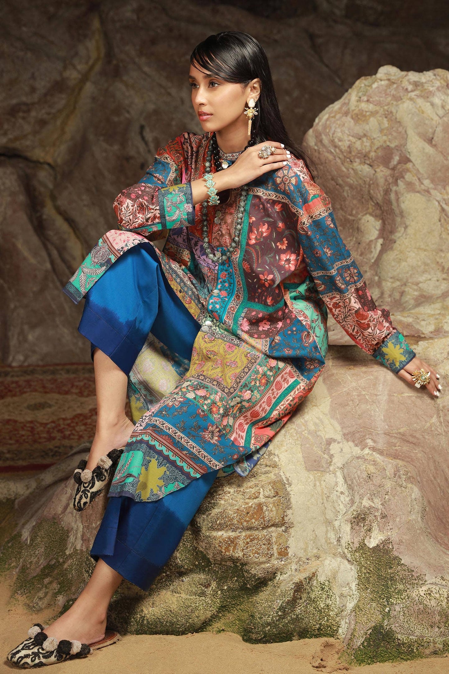 H241-014B-2C | Sana Safinaz | Mahay Spring Lawn 2024