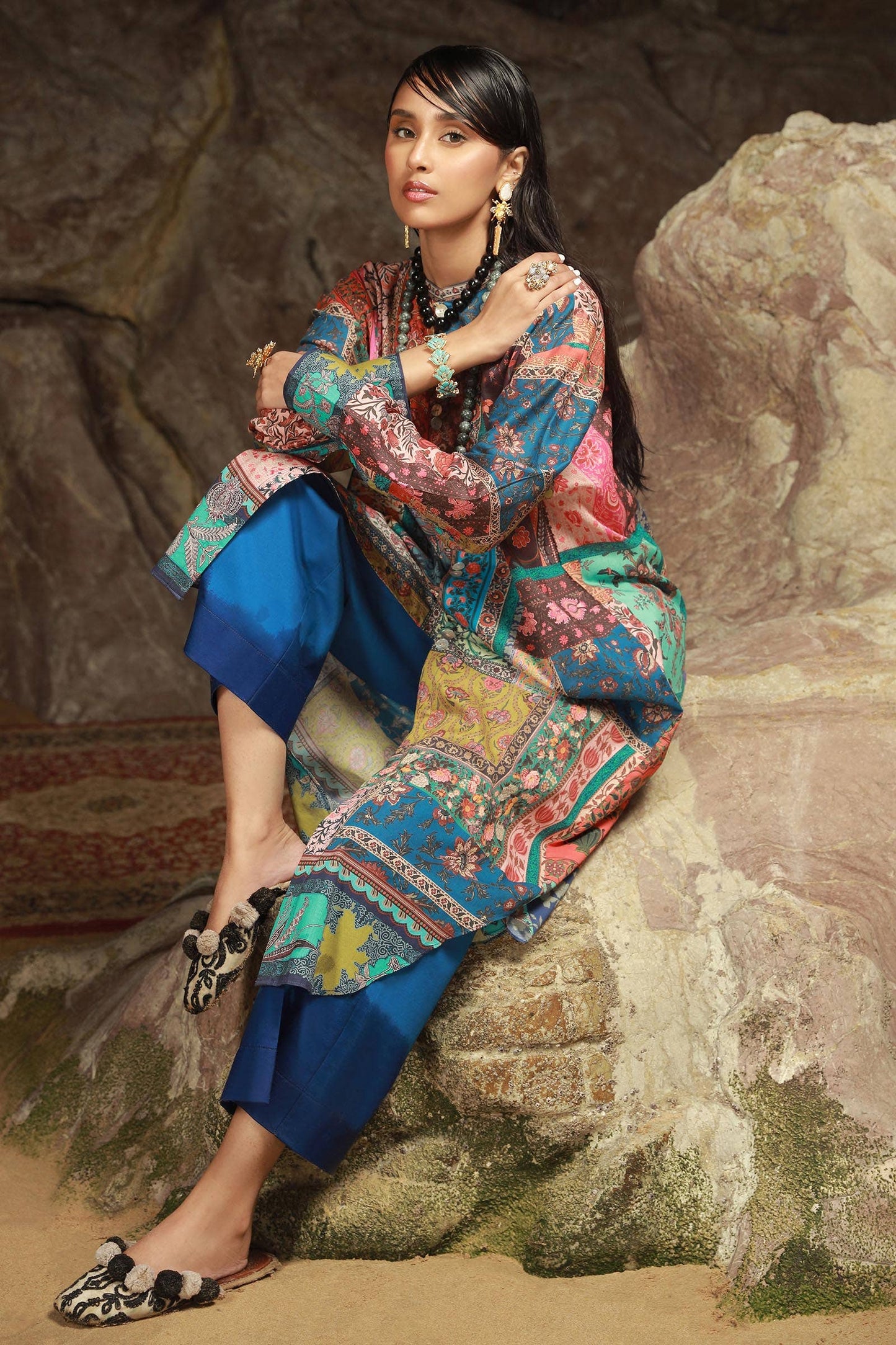 H241-014B-2C | Sana Safinaz | Mahay Spring Lawn 2024