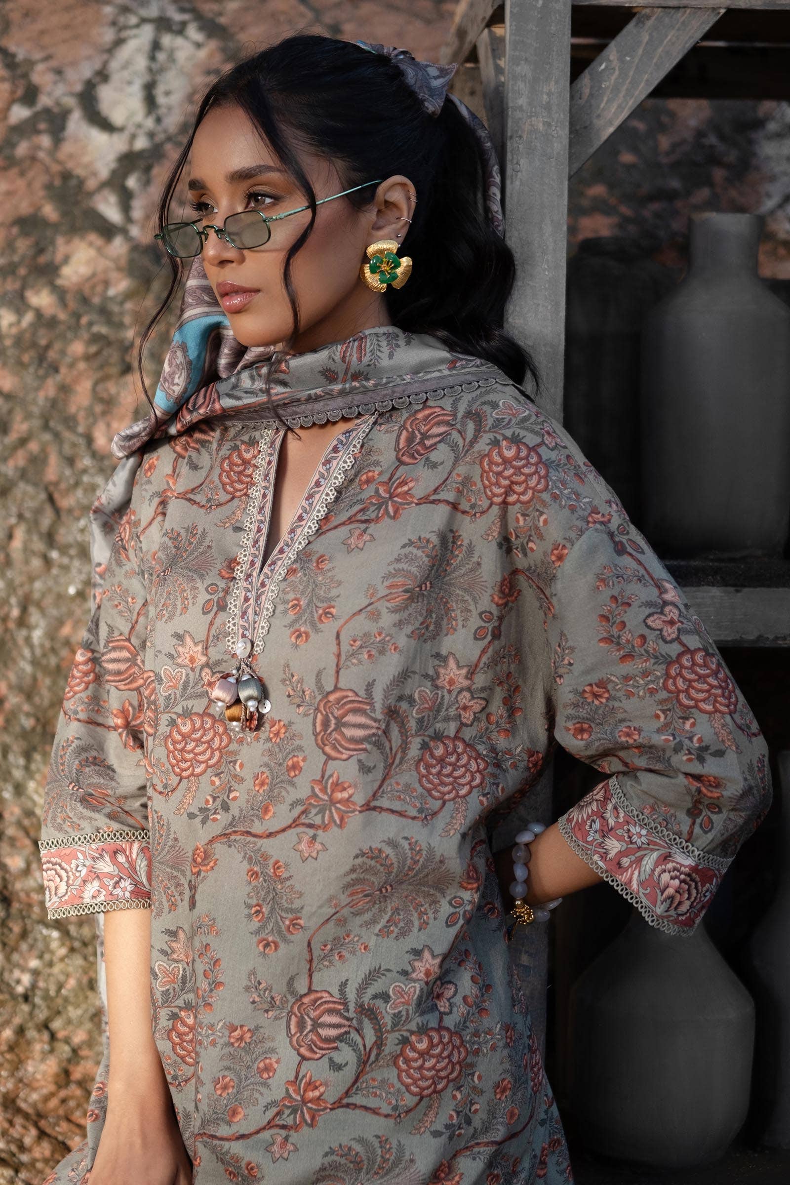 H241-016A-3CK | Sana Safinaz | Mahay Spring Lawn 2024