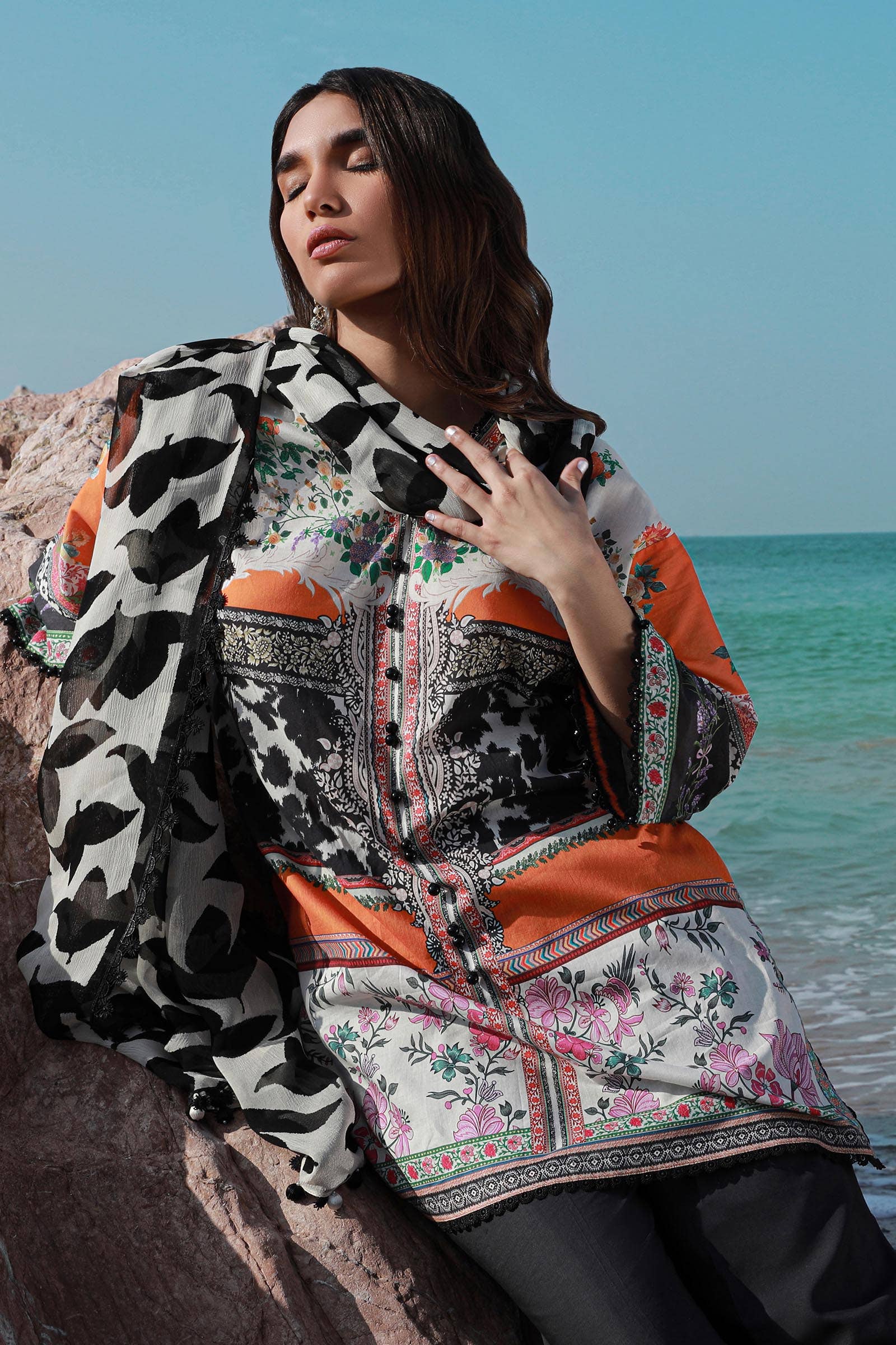 H241-027B-2I | Sana Safinaz | Mahay Spring Lawn 2024