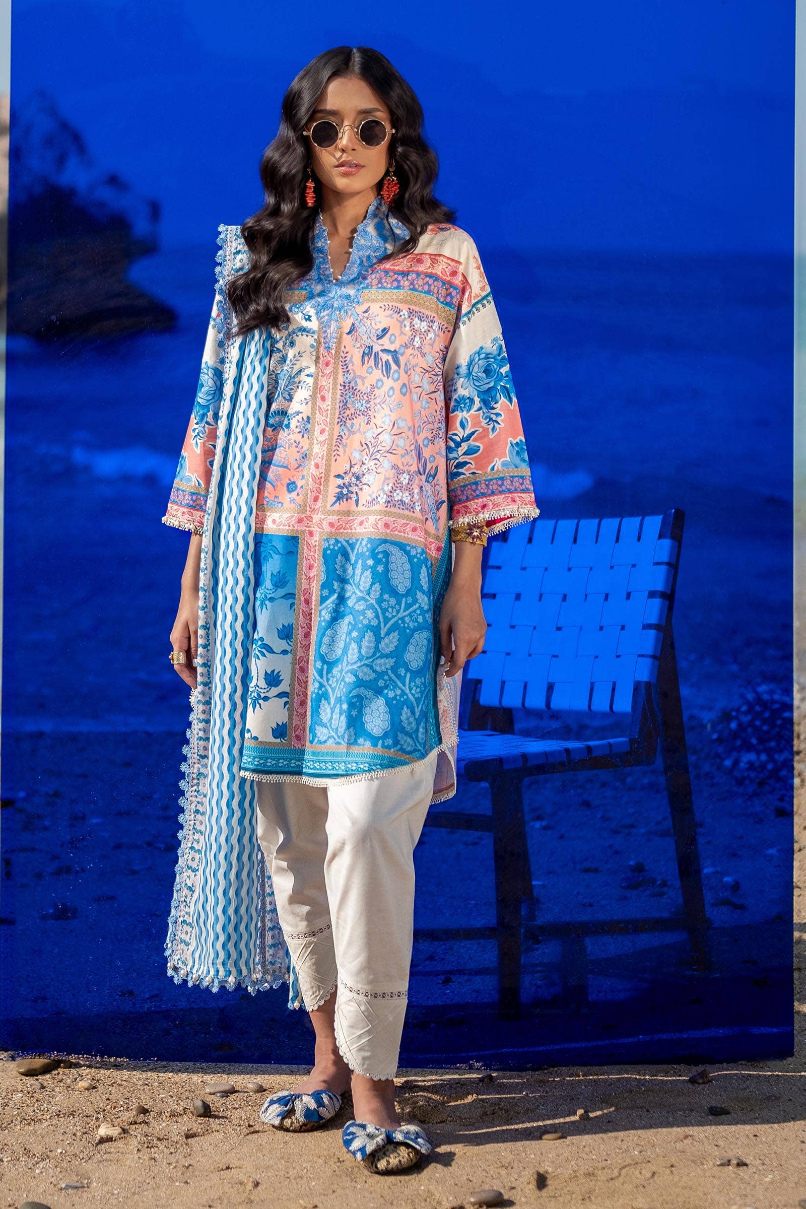 H241-028B-2BG | Sana Safinaz | Mahay Spring Lawn 2024