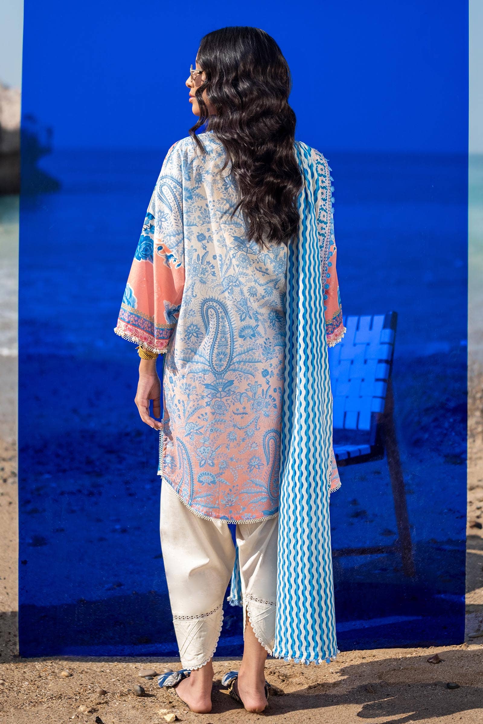 H241-028B-2BG | Sana Safinaz | Mahay Spring Lawn 2024