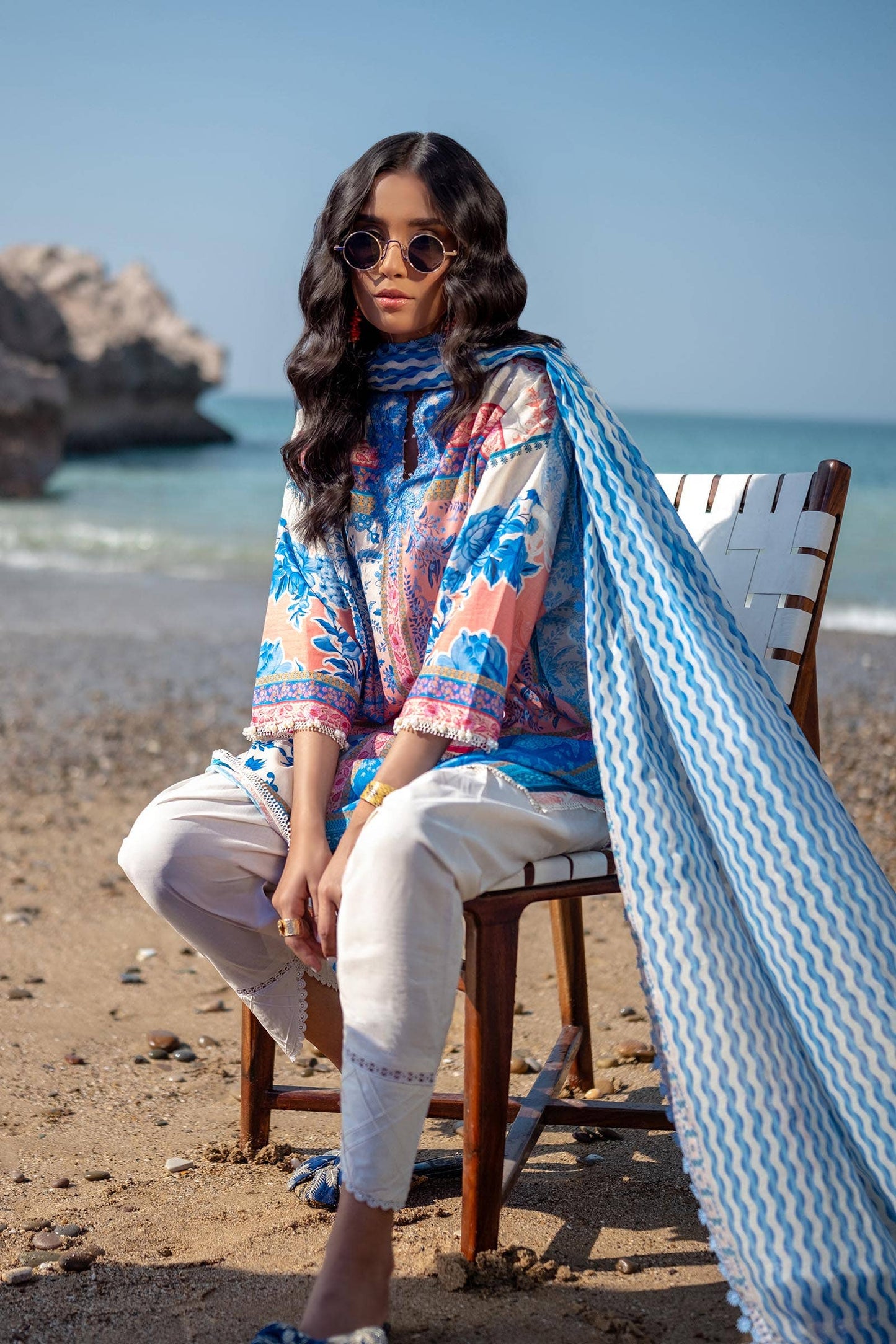 H241-028B-2BG | Sana Safinaz | Mahay Spring Lawn 2024