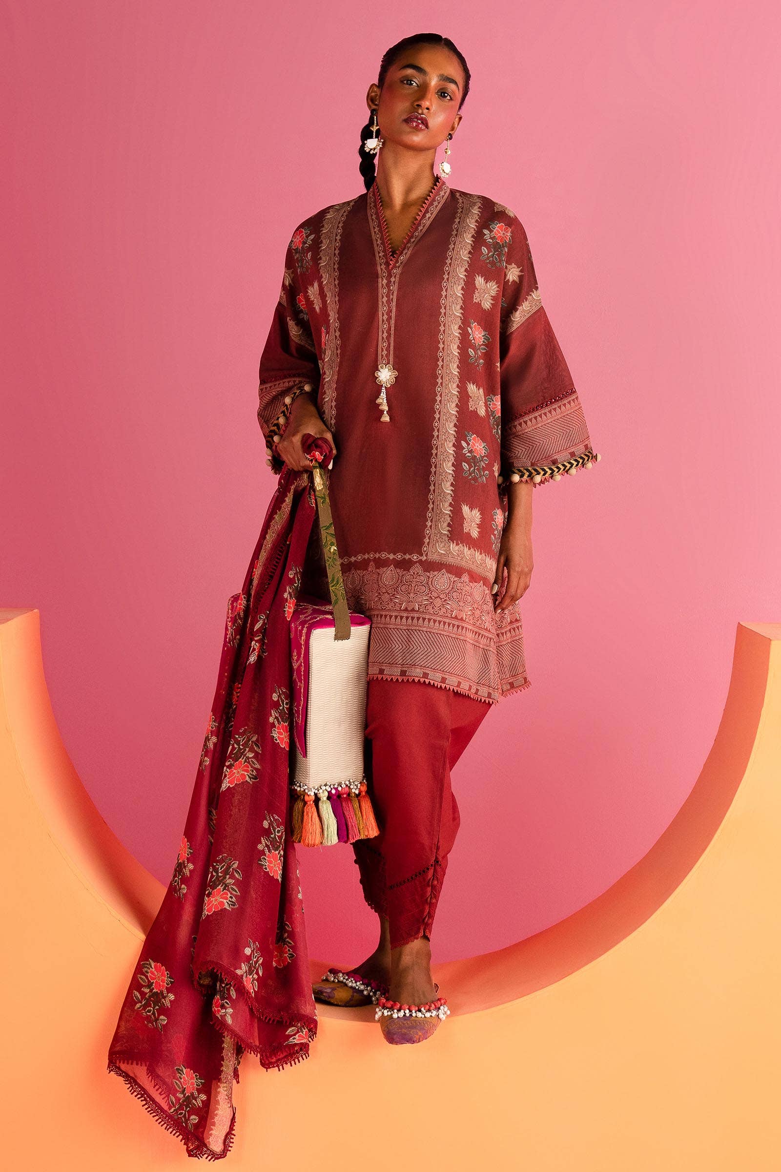 H242-015A-3CK | Sana Safinaz | Mahay Summer Lawn 2024