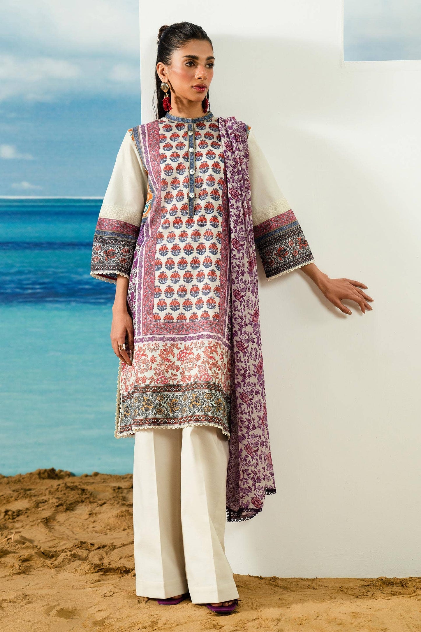 H242-016A-3CI | Sana Safinaz | Mahay Summer Lawn 2024