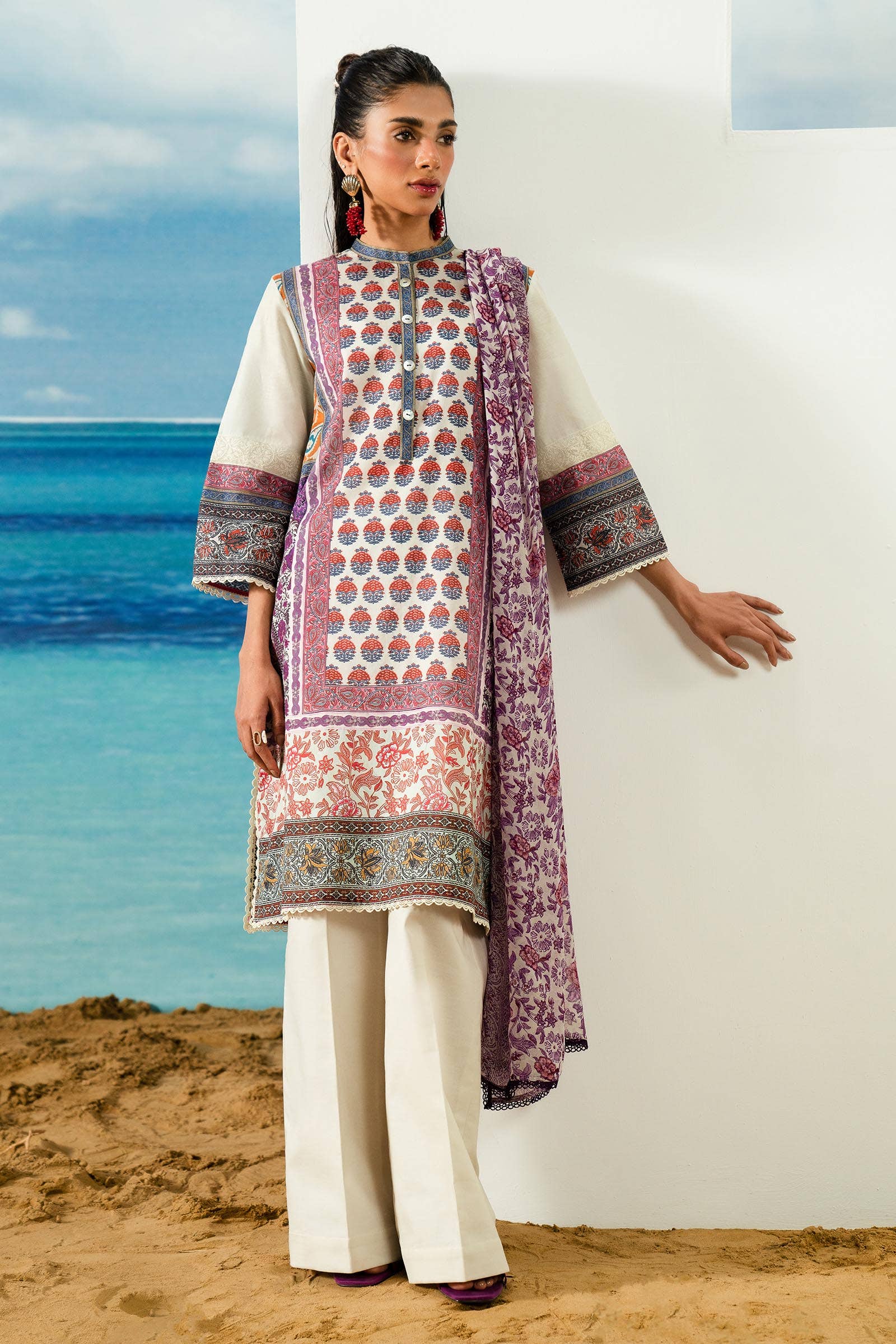 H242-016A-3CI | Sana Safinaz | Mahay Summer Lawn 2024