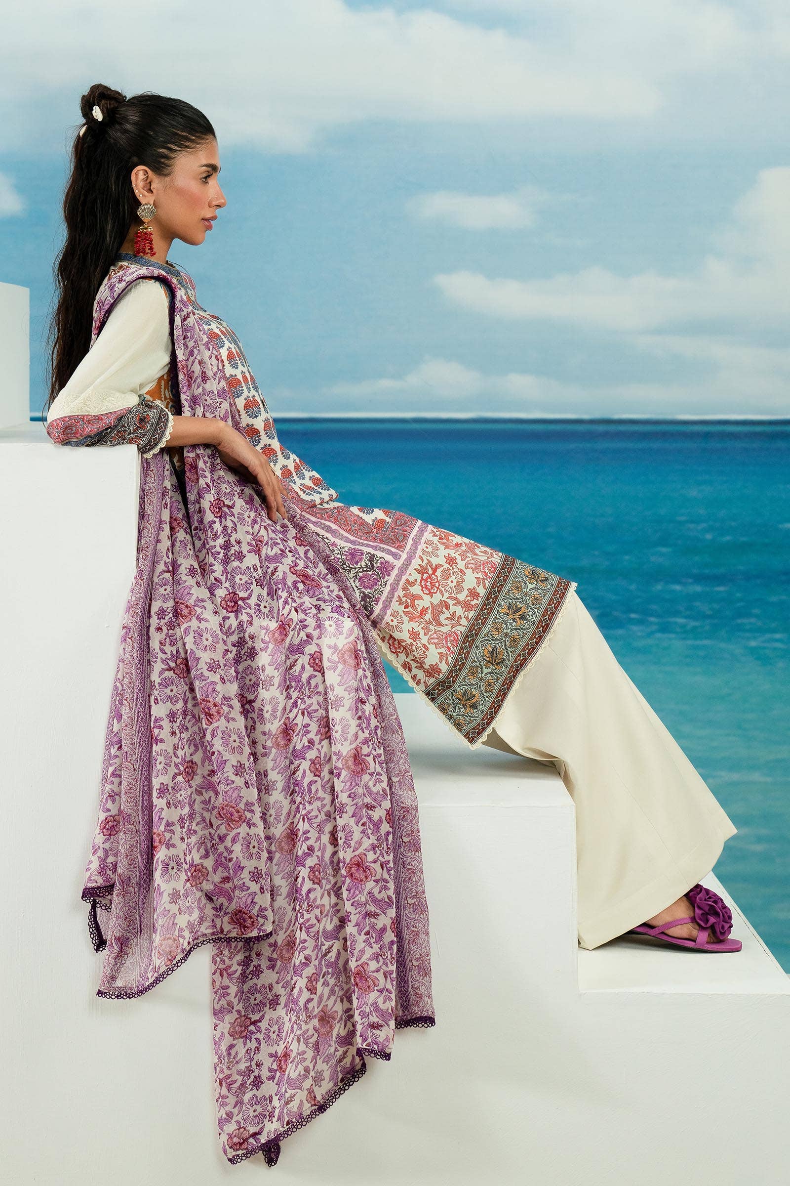 H242-016A-3CI | Sana Safinaz | Mahay Summer Lawn 2024